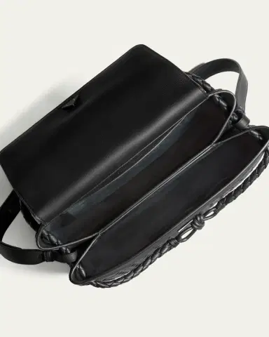 Bottega Veneta Men's Small Andiamo Intrecciato Deerskin Messenger Bag | Thumbnail 3 Bottega Veneta Men's Small Andiamo Intrecciato Deerskin Messenger Bag | Thumbnail 3