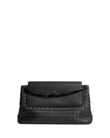 Bottega Veneta Men's Small Andiamo Intrecciato Deerskin Messenger Bag | Thumbnail 1 Bottega Veneta Men's Small Andiamo Intrecciato Deerskin Messenger Bag | Thumbnail 1