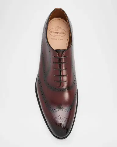 Church's Men's Hampstead Crown Brogue Leather Oxford Shoes | Thumbnail 6 Church's Men's Hampstead Crown Brogue Leather Oxford Shoes | Thumbnail 6