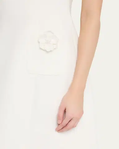 Rickie Freeman for Teri Jon Floral Applique Crepe Mini Dress | Thumbnail 5 Rickie Freeman for Teri Jon Floral Applique Crepe Mini Dress | Thumbnail 5