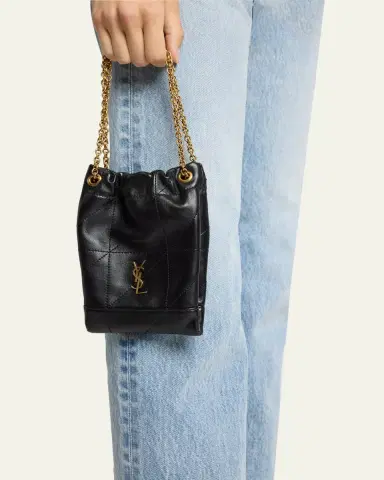 Saint Laurent Jamie Mini YSL Quilted Leather Pochon Shoulder Bag | Thumbnail 7 Saint Laurent Jamie Mini YSL Quilted Leather Pochon Shoulder Bag | Thumbnail 7