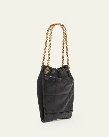 Saint Laurent Jamie Mini YSL Quilted Leather Pochon Shoulder Bag | Thumbnail 8 Saint Laurent Jamie Mini YSL Quilted Leather Pochon Shoulder Bag | Thumbnail 8
