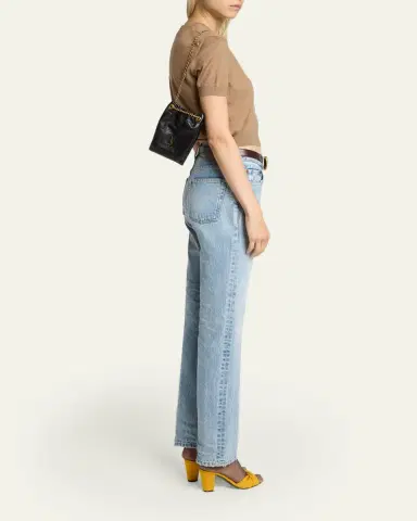 Saint Laurent Jamie Mini YSL Quilted Leather Pochon Shoulder Bag | Thumbnail 10 Saint Laurent Jamie Mini YSL Quilted Leather Pochon Shoulder Bag | Thumbnail 10