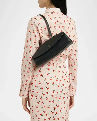 Jil Sander Linea Angular Leather Shoulder Bag | Thumbnail 6 Jil Sander Linea Angular Leather Shoulder Bag | Thumbnail 6
