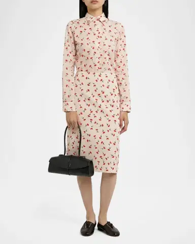 Jil Sander Linea Angular Leather Shoulder Bag | Thumbnail 9 Jil Sander Linea Angular Leather Shoulder Bag | Thumbnail 9