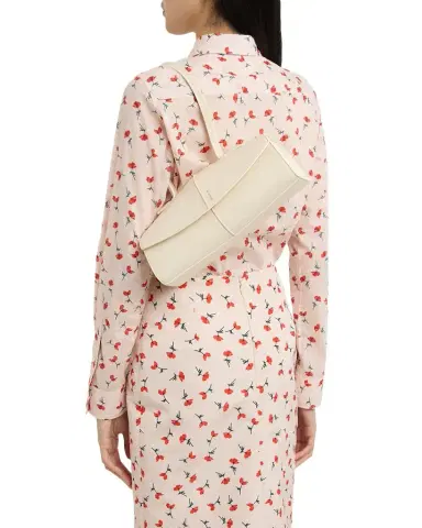 Jil Sander Linea Angular Leather Shoulder Bag | Thumbnail 1 Jil Sander Linea Angular Leather Shoulder Bag | Thumbnail 1