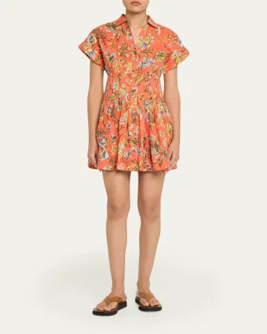 Cara Cara Nash Printed Button-Front Mini Dress | Thumbnail 6 Cara Cara Nash Printed Button-Front Mini Dress | Thumbnail 6
