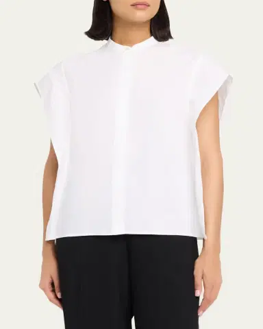 OFFICINE GÉNÉRALE Leonore Cotton Poplin Shirt | Thumbnail 4 OFFICINE GÉNÉRALE Leonore Cotton Poplin Shirt | Thumbnail 4