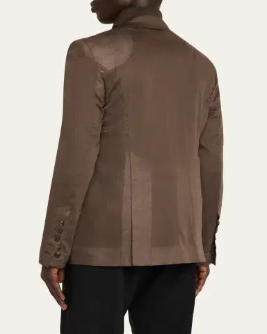 Rick Owens Slim-Fit Cotton Blazer | Thumbnail 3 Rick Owens Slim-Fit Cotton Blazer | Thumbnail 3