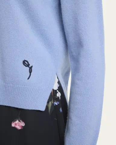 Erdem Cashmere Crewneck Cardigan | Thumbnail 5 Erdem Cashmere Crewneck Cardigan | Thumbnail 5