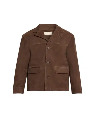 OFFICINE GÉNÉRALE Suede Button-Front Jacket | Thumbnail 1 OFFICINE GÉNÉRALE Suede Button-Front Jacket | Thumbnail 1