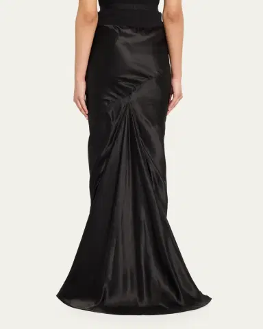 Rick Owens Coda Mixed-Media Maxi Skirt | Thumbnail 3 Rick Owens Coda Mixed-Media Maxi Skirt | Thumbnail 3
