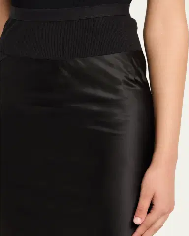 Rick Owens Coda Mixed-Media Maxi Skirt | Thumbnail 5 Rick Owens Coda Mixed-Media Maxi Skirt | Thumbnail 5
