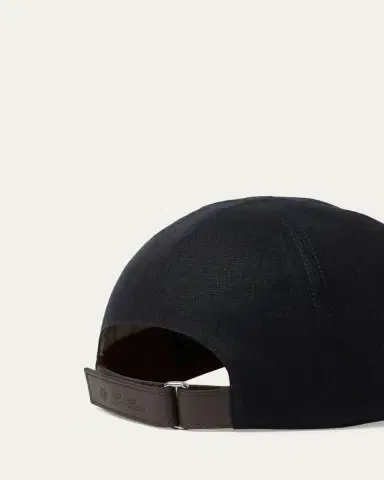 Loro Piana Men's Ivy Linen Six-Panel Baseball Cap | Thumbnail 2 Loro Piana Men's Ivy Linen Six-Panel Baseball Cap | Thumbnail 2