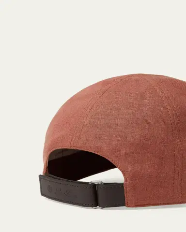 Loro Piana Men's Ivy Linen Six-Panel Baseball Cap | Thumbnail 5 Loro Piana Men's Ivy Linen Six-Panel Baseball Cap | Thumbnail 5