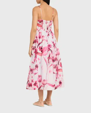 Cara Cara Alba Floral Fit-&-Flare Midi Dress | Thumbnail 7 Cara Cara Alba Floral Fit-&-Flare Midi Dress | Thumbnail 7