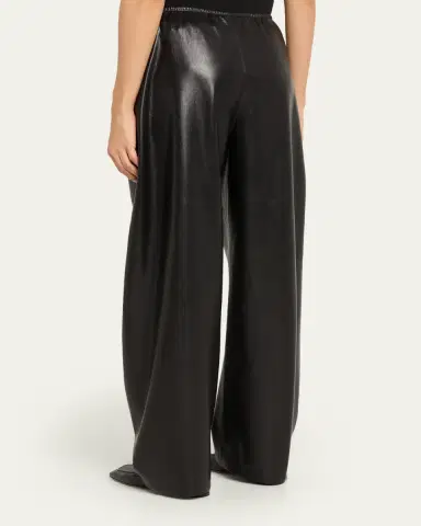 Nanushka Zoela Alt-Leather Pants | Thumbnail 3 Nanushka Zoela Alt-Leather Pants | Thumbnail 3