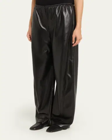 Nanushka Zoela Alt-Leather Pants | Thumbnail 4 Nanushka Zoela Alt-Leather Pants | Thumbnail 4