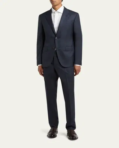 ZEGNA Men's Wool 15milmil15 Two-Piece Suit | Thumbnail 2 ZEGNA Men's Wool 15milmil15 Two-Piece Suit | Thumbnail 2