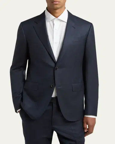 ZEGNA Men's Wool 15milmil15 Two-Piece Suit | Thumbnail 4 ZEGNA Men's Wool 15milmil15 Two-Piece Suit | Thumbnail 4
