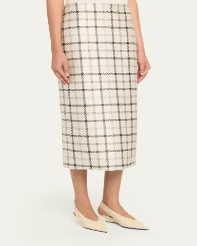 Brandon Maxwell The Mercer Bonde Pencil Skirt | Thumbnail 4 Brandon Maxwell The Mercer Bonde Pencil Skirt | Thumbnail 4