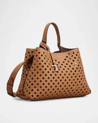 Tod's Micro Timeless T Cutout Leather Shoulder Bag | Thumbnail 3 Tod's Micro Timeless T Cutout Leather Shoulder Bag | Thumbnail 3
