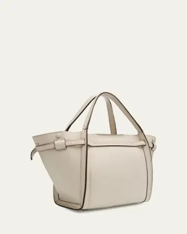 Tod's Small Timeless T Belted Leather Shopping Tote Bag | Thumbnail 3 Tod's Small Timeless T Belted Leather Shopping Tote Bag | Thumbnail 3