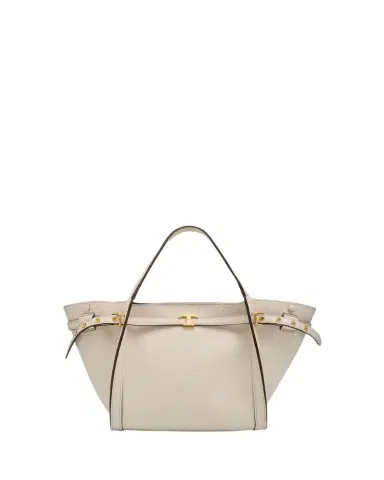 Tod's Small Timeless T Belted Leather Shopping Tote Bag | Thumbnail 1 Tod's Small Timeless T Belted Leather Shopping Tote Bag | Thumbnail 1