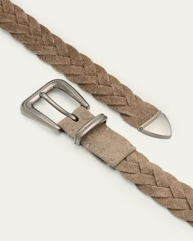 Brunello Cucinelli Braided Leather Belt with Monili | Thumbnail 2 Brunello Cucinelli Braided Leather Belt with Monili | Thumbnail 2