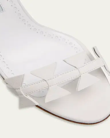 Manolo Blahnik 70mm Cigaura Bow Leather Sandals | Thumbnail 3 Manolo Blahnik 70mm Cigaura Bow Leather Sandals | Thumbnail 3