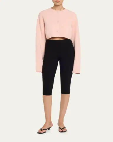 TOTEME Knit Capri Leggings | Thumbnail 2 TOTEME Knit Capri Leggings | Thumbnail 2