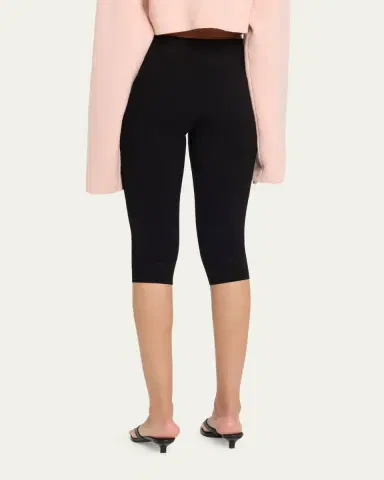 TOTEME Knit Capri Leggings | Thumbnail 3 TOTEME Knit Capri Leggings | Thumbnail 3