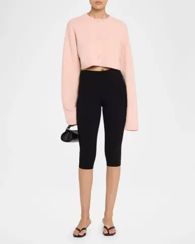 TOTEME Knit Capri Leggings | Thumbnail 6 TOTEME Knit Capri Leggings | Thumbnail 6