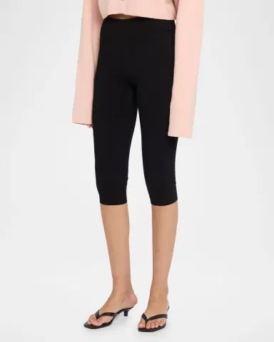 TOTEME Knit Capri Leggings | Thumbnail 8 TOTEME Knit Capri Leggings | Thumbnail 8