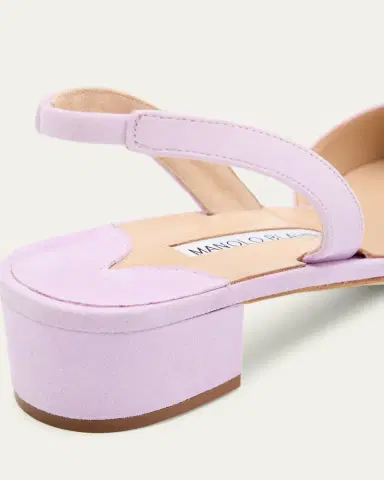 Manolo Blahnik Aspro Suede Slingback Pumps | Thumbnail 3 Manolo Blahnik Aspro Suede Slingback Pumps | Thumbnail 3