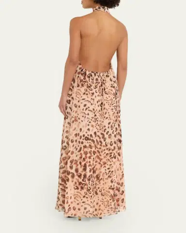 Cara Cara Marion Twisted Open-Back Halter Maxi Dress | Thumbnail 3 Cara Cara Marion Twisted Open-Back Halter Maxi Dress | Thumbnail 3