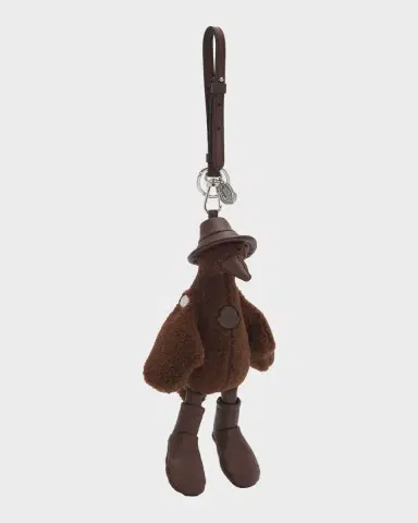Moncler Men 's MonDuck Teddy Key Holder | Thumbnail 2 Moncler Men 's MonDuck Teddy Key Holder | Thumbnail 2