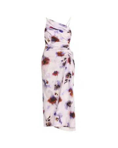 A.L.C. Juno Asymmetric Floral Midi Dress | Thumbnail 1 A.L.C. Juno Asymmetric Floral Midi Dress | Thumbnail 1