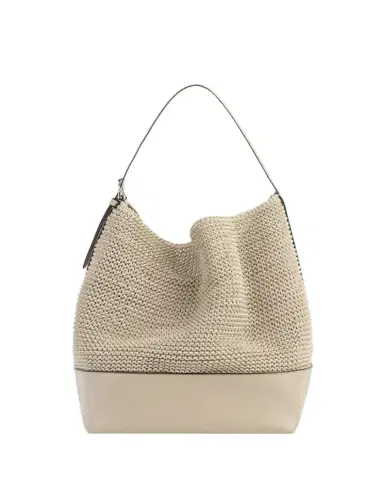 Toteme Belted Woven Leather Tote Bag | Thumbnail 1 Toteme Belted Woven Leather Tote Bag | Thumbnail 1