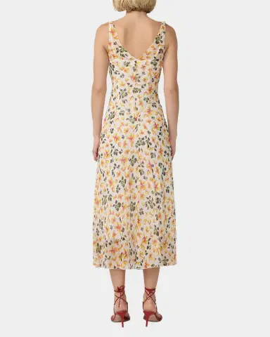 Diane von Furstenberg Jules Shimmer Floral-Print Midi Dress | Thumbnail 7 Diane von Furstenberg Jules Shimmer Floral-Print Midi Dress | Thumbnail 7