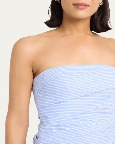 SIMKHAI Emerson Ruched Strapless Top | Thumbnail 5 SIMKHAI Emerson Ruched Strapless Top | Thumbnail 5