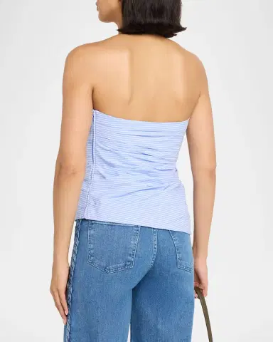 SIMKHAI Emerson Ruched Strapless Top | Thumbnail 7 SIMKHAI Emerson Ruched Strapless Top | Thumbnail 7