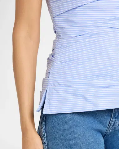 SIMKHAI Emerson Ruched Strapless Top | Thumbnail 9 SIMKHAI Emerson Ruched Strapless Top | Thumbnail 9