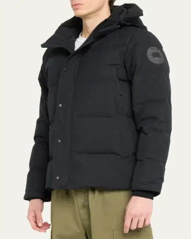 Canada Goose Men's Coated Wyndham Black Label Parka | Thumbnail 4 Canada Goose Men's Coated Wyndham Black Label Parka | Thumbnail 4