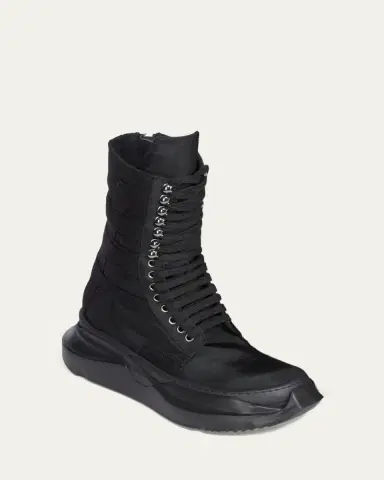 Rick Owens Men's Low Army Abstract Combat Boots | Thumbnail 2 Rick Owens Men's Low Army Abstract Combat Boots | Thumbnail 2