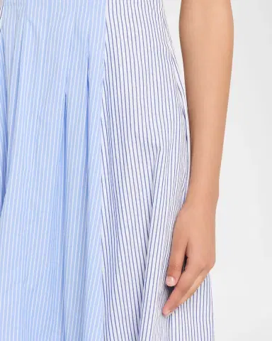 SIMKHAI Chamberlain Striped Cotton Midi Dress | Thumbnail 12 SIMKHAI Chamberlain Striped Cotton Midi Dress | Thumbnail 12
