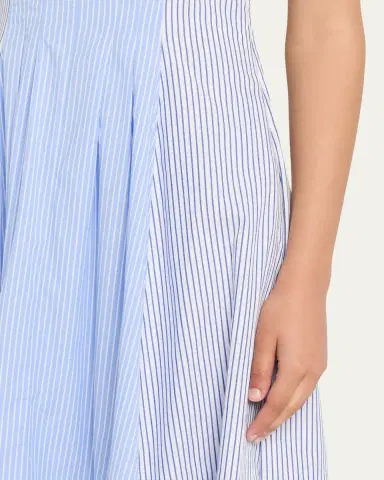 SIMKHAI Chamberlain Striped Cotton Midi Dress | Thumbnail 5 SIMKHAI Chamberlain Striped Cotton Midi Dress | Thumbnail 5