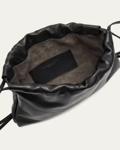 Brunello Cucinelli Extra Soft Leather Pouch Bag | Thumbnail 3 Brunello Cucinelli Extra Soft Leather Pouch Bag | Thumbnail 3