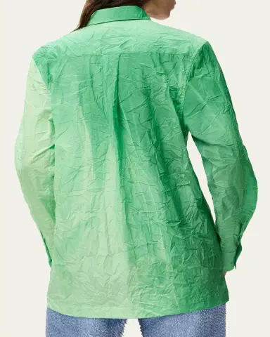 Loewe Ombre Crinkled Cotton Button-Down Shirt | Thumbnail 2 Loewe Ombre Crinkled Cotton Button-Down Shirt | Thumbnail 2