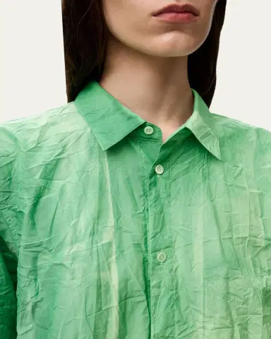 Loewe Ombre Crinkled Cotton Button-Down Shirt | Thumbnail 4 Loewe Ombre Crinkled Cotton Button-Down Shirt | Thumbnail 4